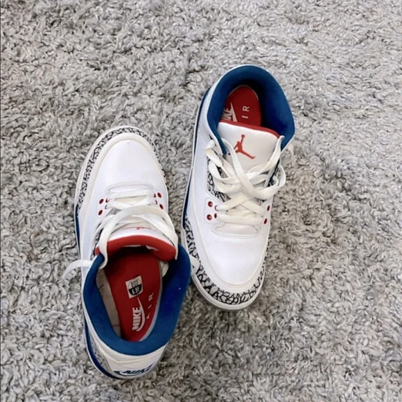 True Blue 3s - Size 6
